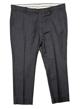 Ballin Dress Pants "Comfort-EZE" 120s Wool Trousers Grey 44x32
